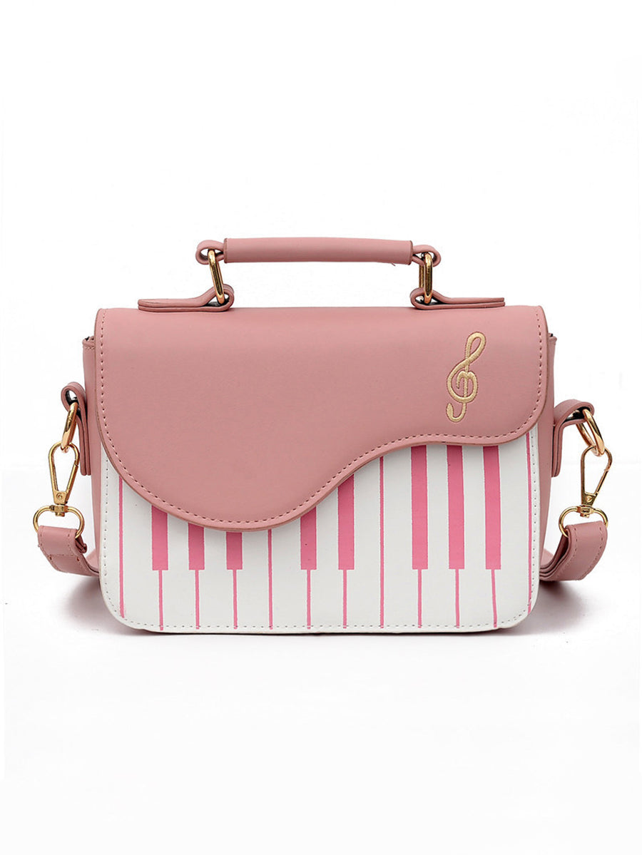 Sac à main géométrique couleur contrastée
