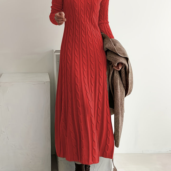 Isabella | Robe maxi élégante pour femmes en tricot