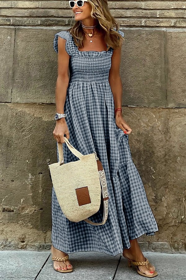 Hallie - Robe maxi rayée pour femmes