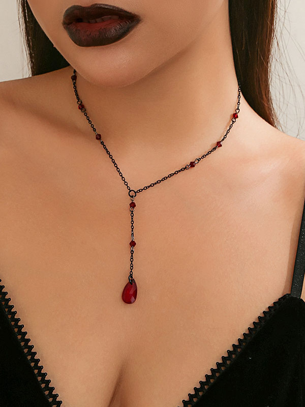 Collier à pompons