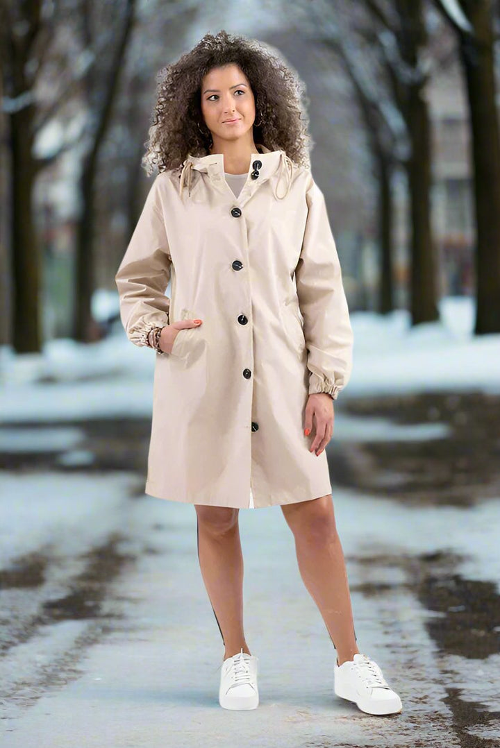 Imperméable, long et stylé pour femmes