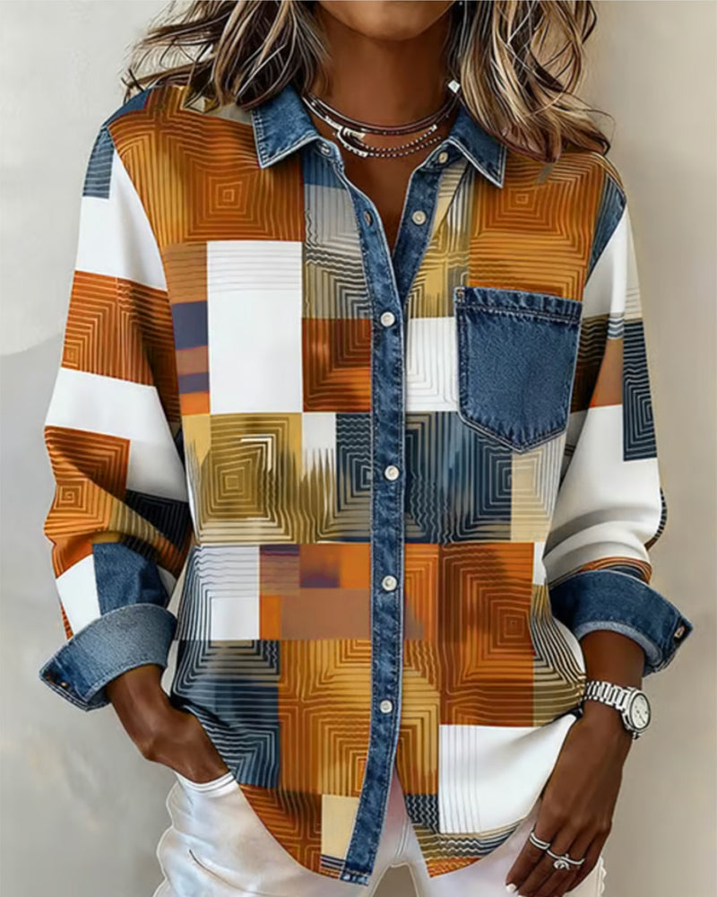 Lea | Chemisier moderne pour femmes avec un col tendance