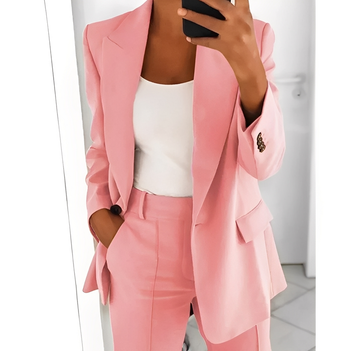 Alexes - Costume pour femmes avec blazer et pantalon