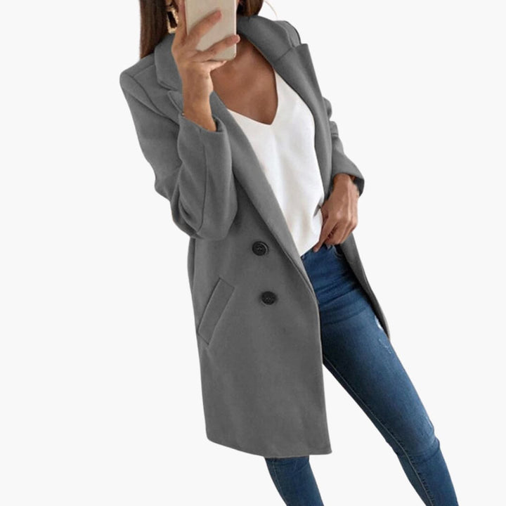 Manteau à fermeture éclair pour femmes
