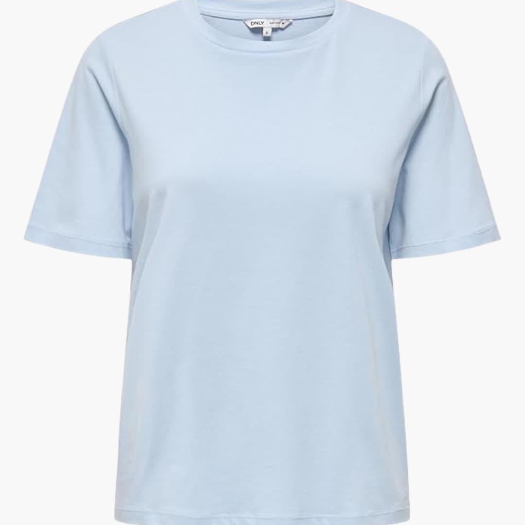T-shirt pour femmes avec col rond et manches courtes