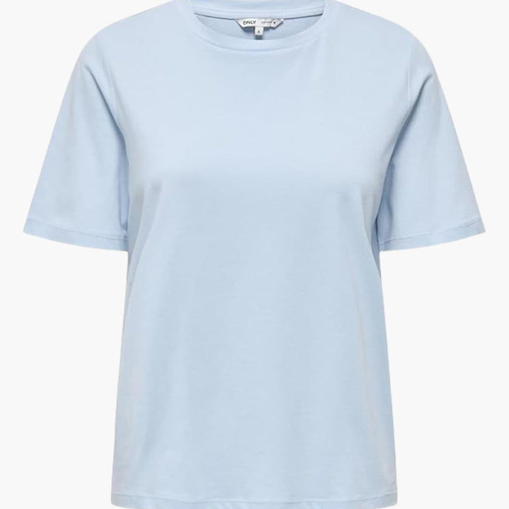 T-shirt pour femmes avec col rond et manches courtes