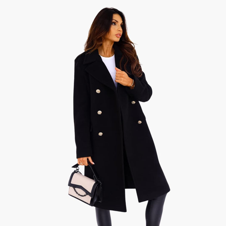 Trench-coat à col revers pour femmes