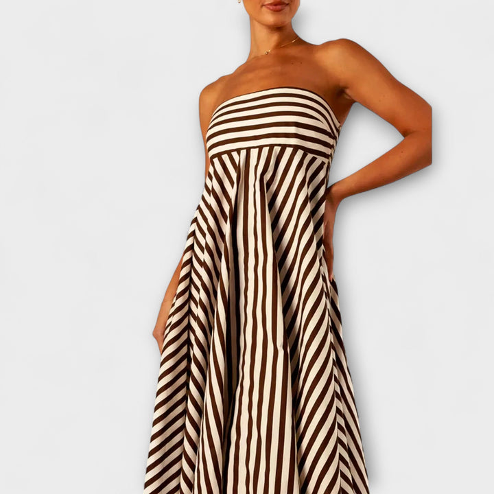 Robe maxi avec t-shirt à volants de Nuit Enchantée