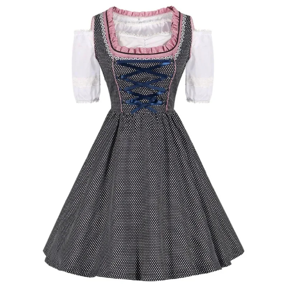 Robe dirndl pour femmes avec coupe moderne | Style traditionnel en longueur midi