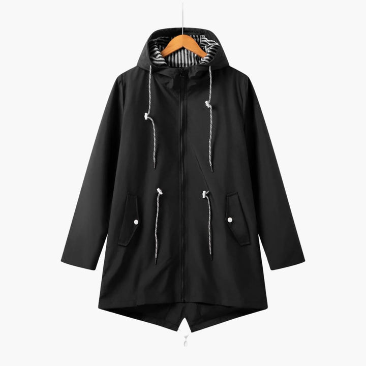 Trench-coat à capuche pour femmes