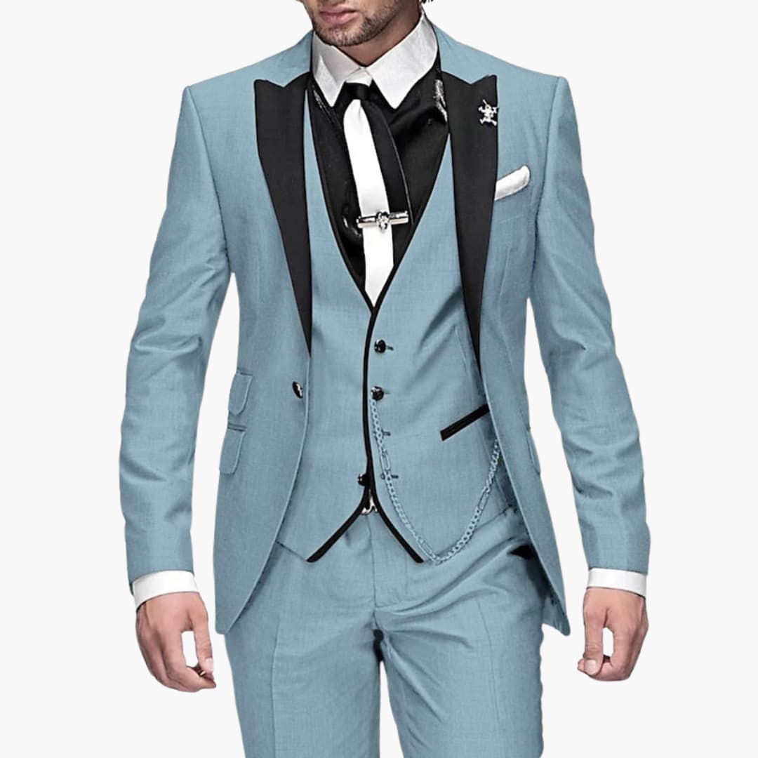 Costume classique pour invité de mariage - pour hommes dans un style luxueux