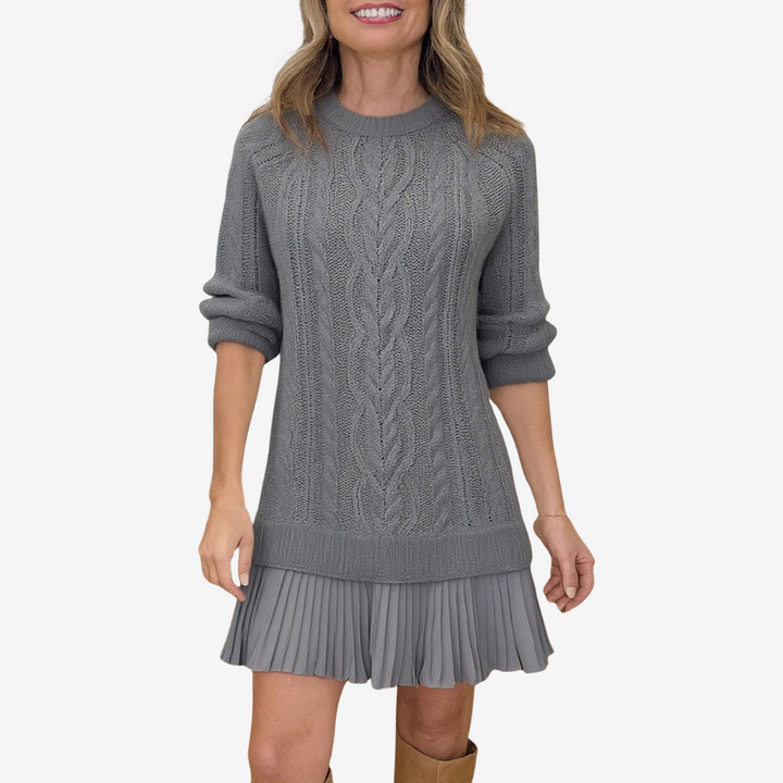 Trivora™ - Robe en Tricot Élégante et Chaude