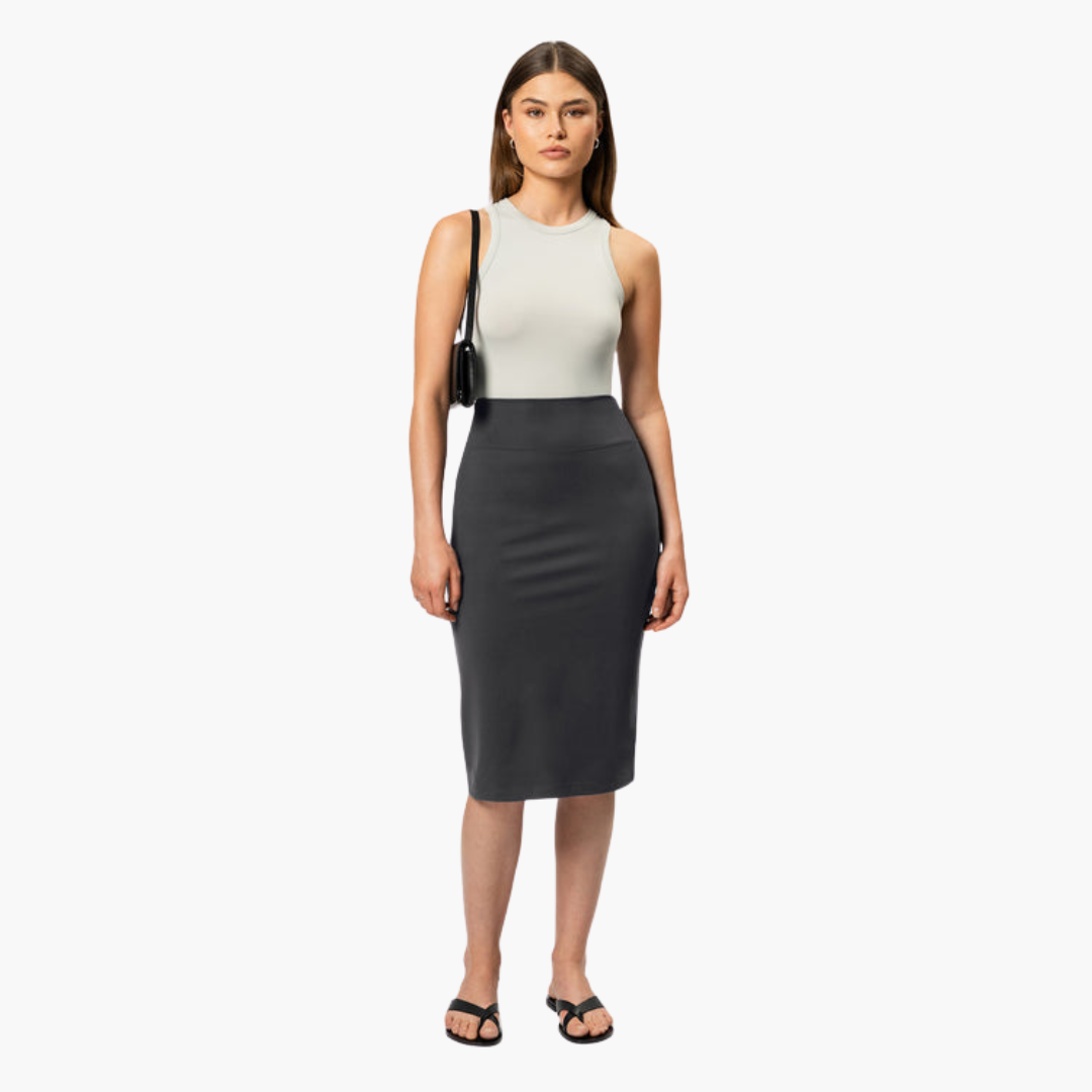 Jupe midi élégante pour femmes – polyvalente et stylée