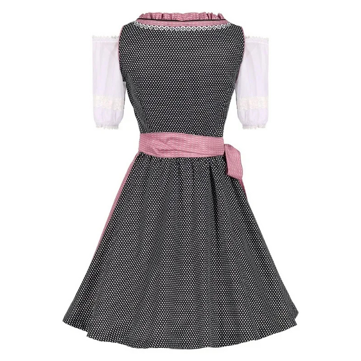 Robe Dirndl Rose Oktoberfest pour Femmes
