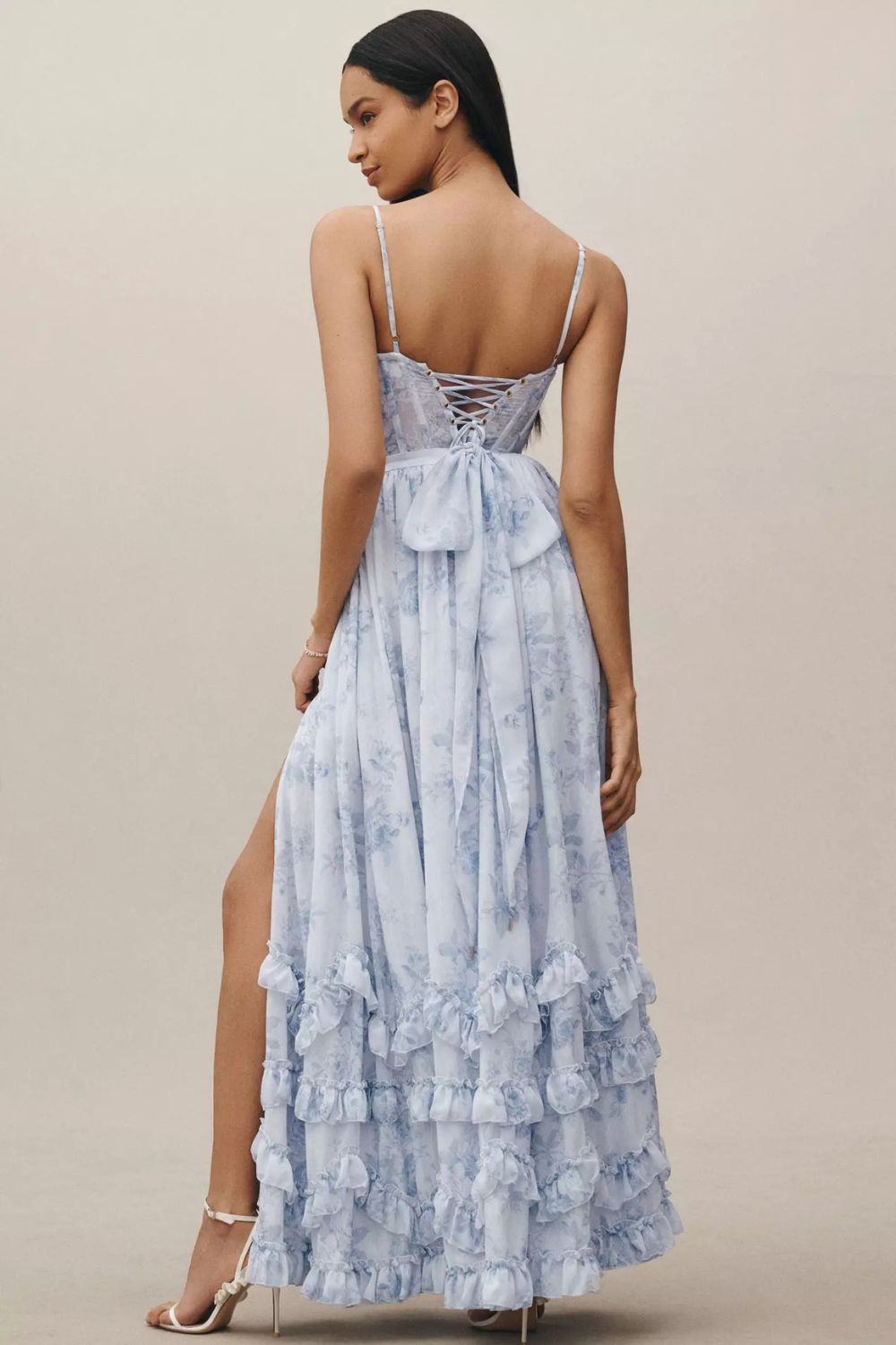 Robe maxi à fleurs Colette