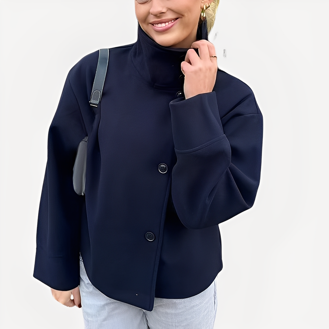 Carolyn - Manteau élégant pour femmes avec fermeture simple