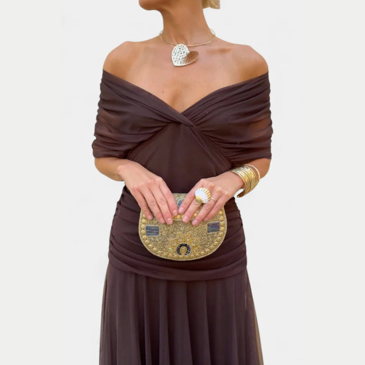 Lilian | Robe de Soirée Élégante Off-Shoulder pour Femmes