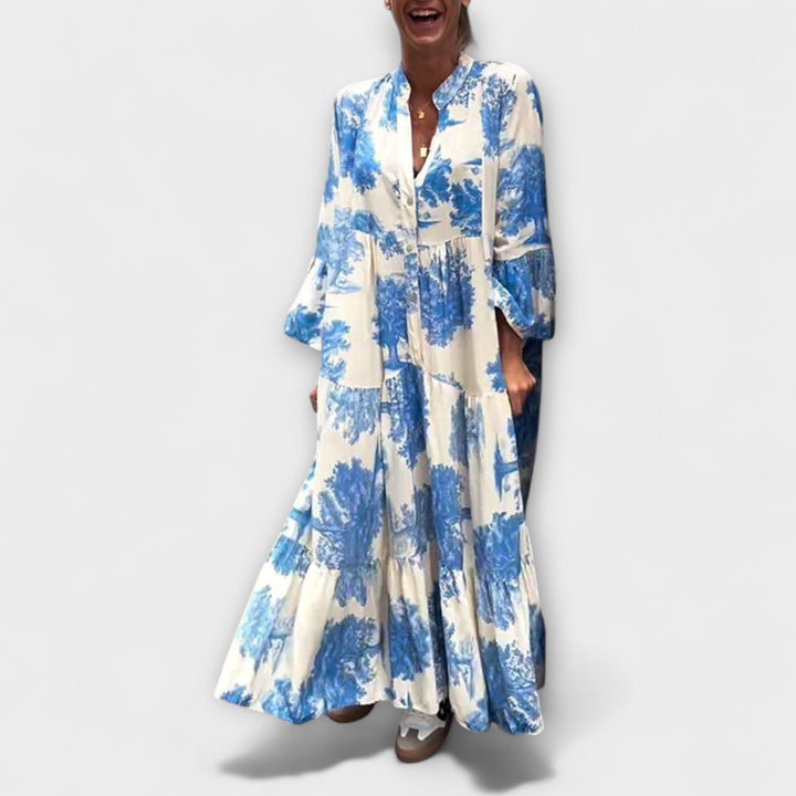 Nerina - Robe Maxi Élégante avec Motif Floral