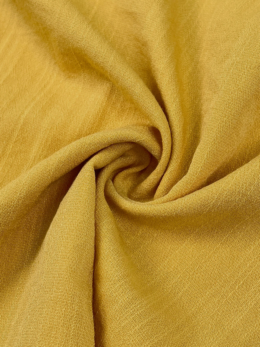Chemisier ample boutonné à manches longues, à col revers, couleur unie