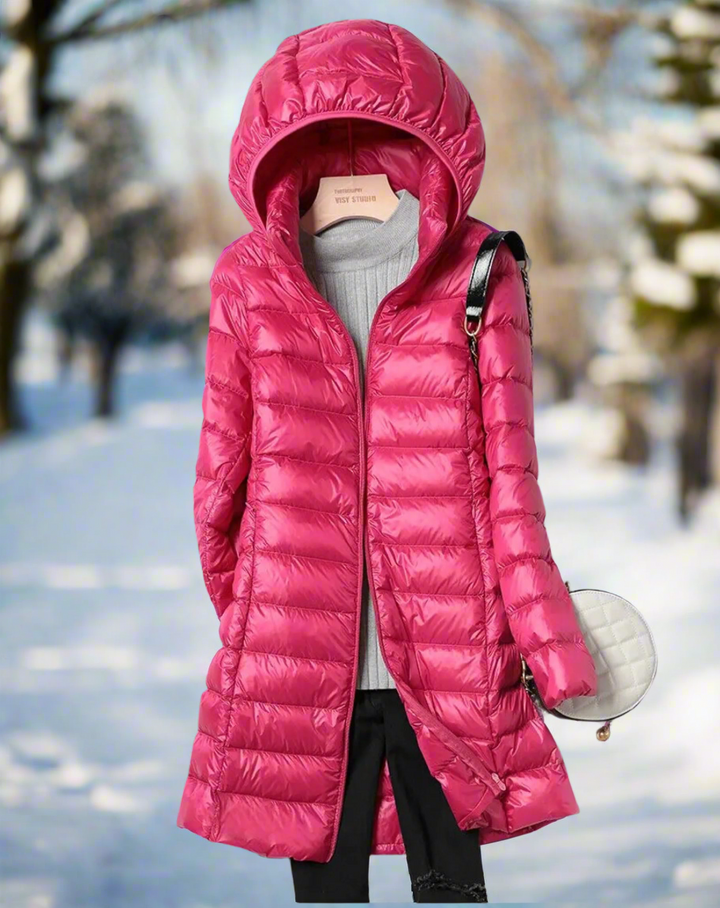 Manteau en duvet isolé, léger et élégant pour femmes