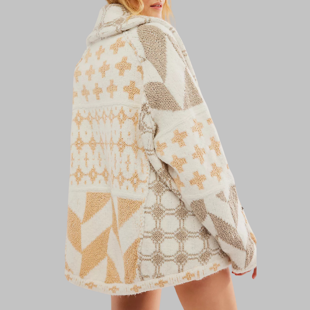 Laura | Cardigan féminin intemporel en matériaux doux