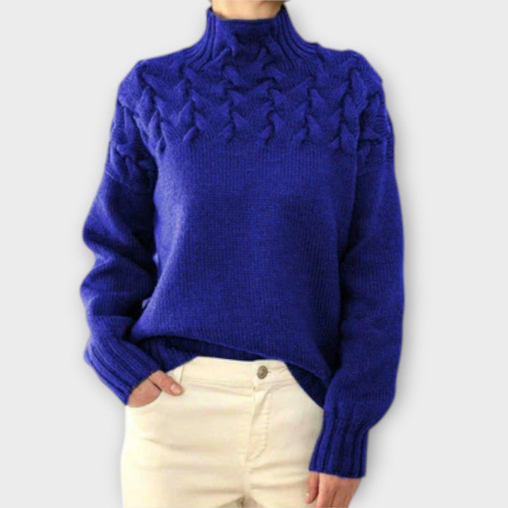 Julia | Pull en tricot torsadé pour femmes élégant et confortable