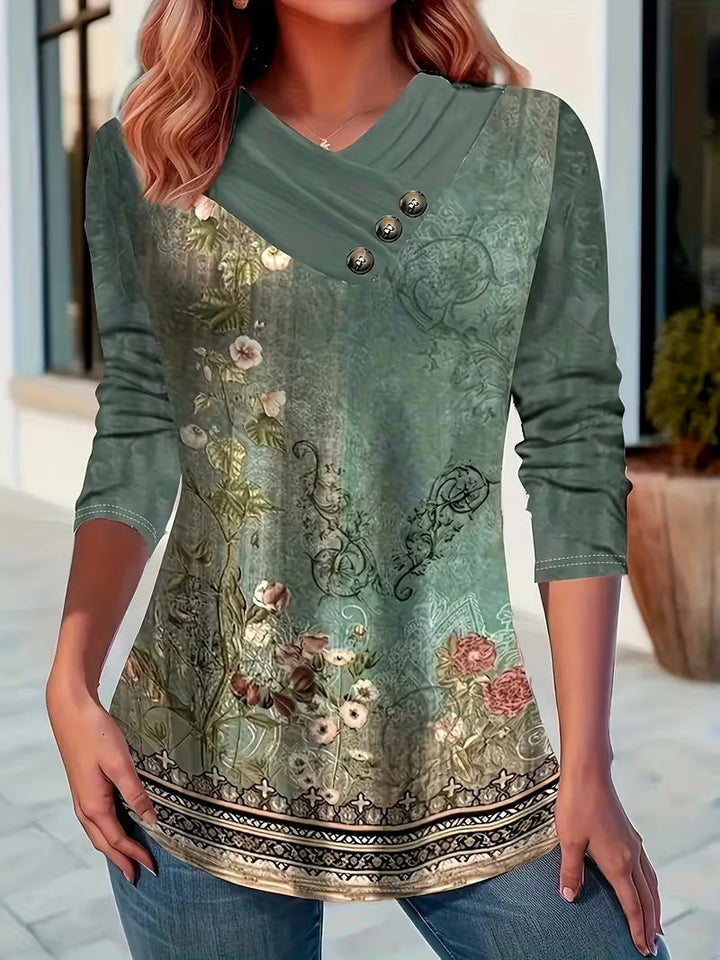 Dainora – Robe Minikleid de Style Ethnique avec Imprimés Tatar