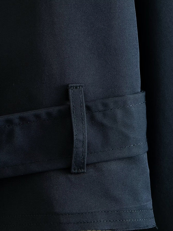 Veste ample à manches longues, à empiècements, à col revers