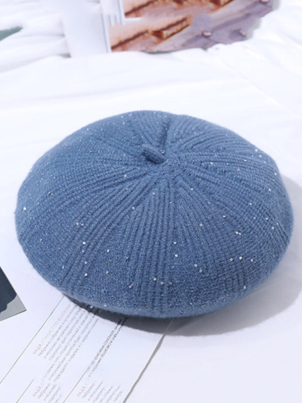 Chapeau bob vintage à paillettes 9 couleurs