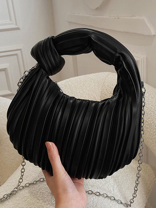 Sacs à fermeture éclair plissés à empiècements Accessoires Sacs à main Sacs à bandoulière