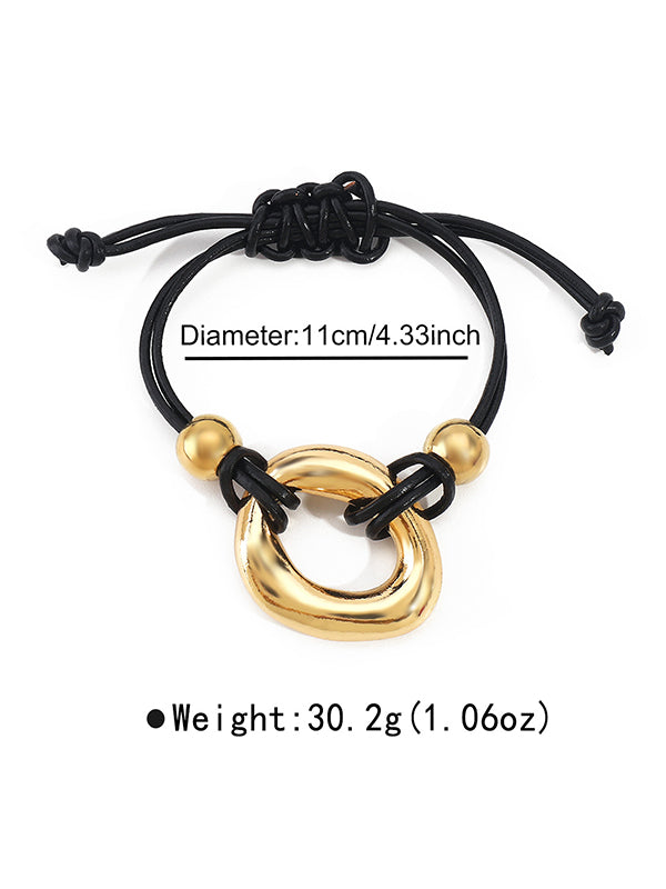 Parure bracelet et collier géométrique