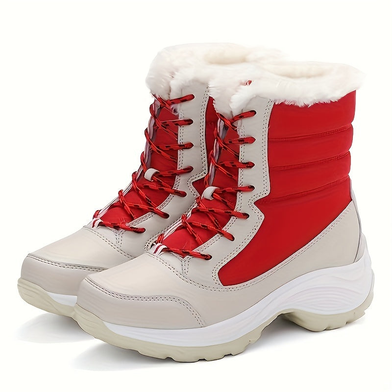Bottes d'hiver pour femmes | Avec lacets et bout rond