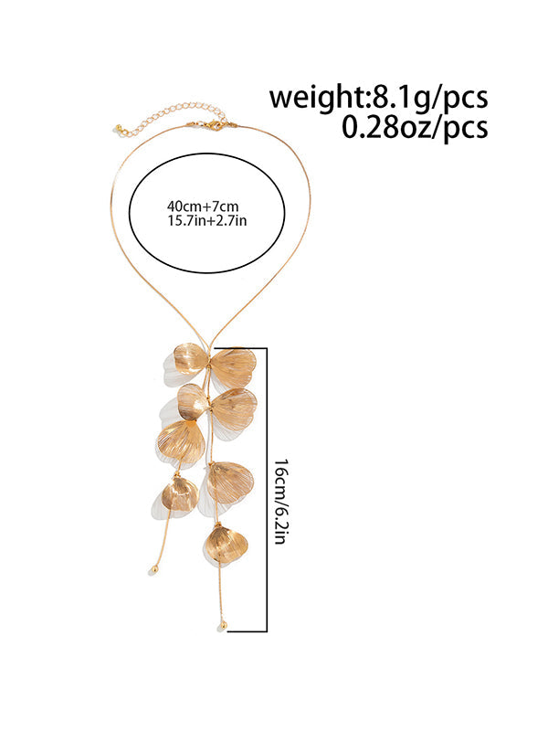 Collier en forme de fleur