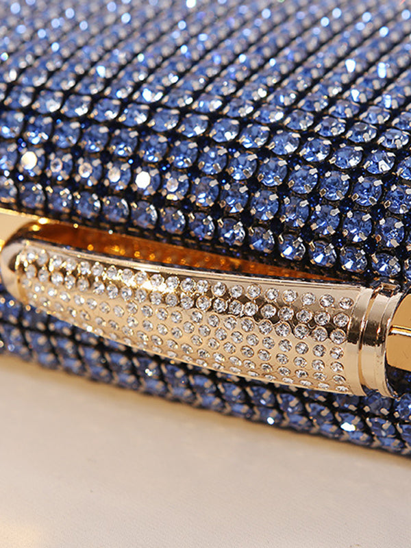 Sac à main à chaîne, à strass