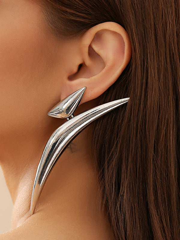 Boucles d'oreilles pendantes géométriques