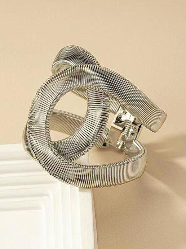 Bracelet réglable ajouré à chaîne, taille ronde