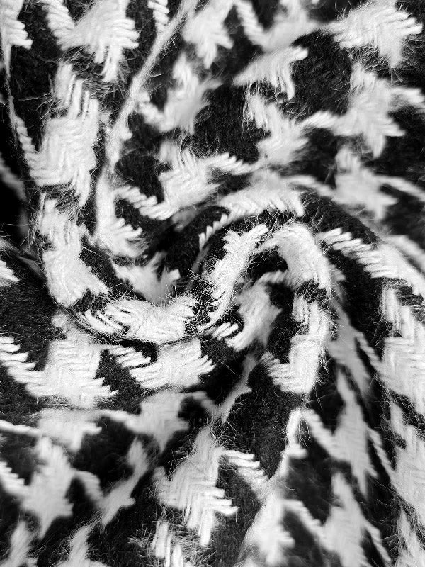 Veste ample imprimée à manches longues, à col montant