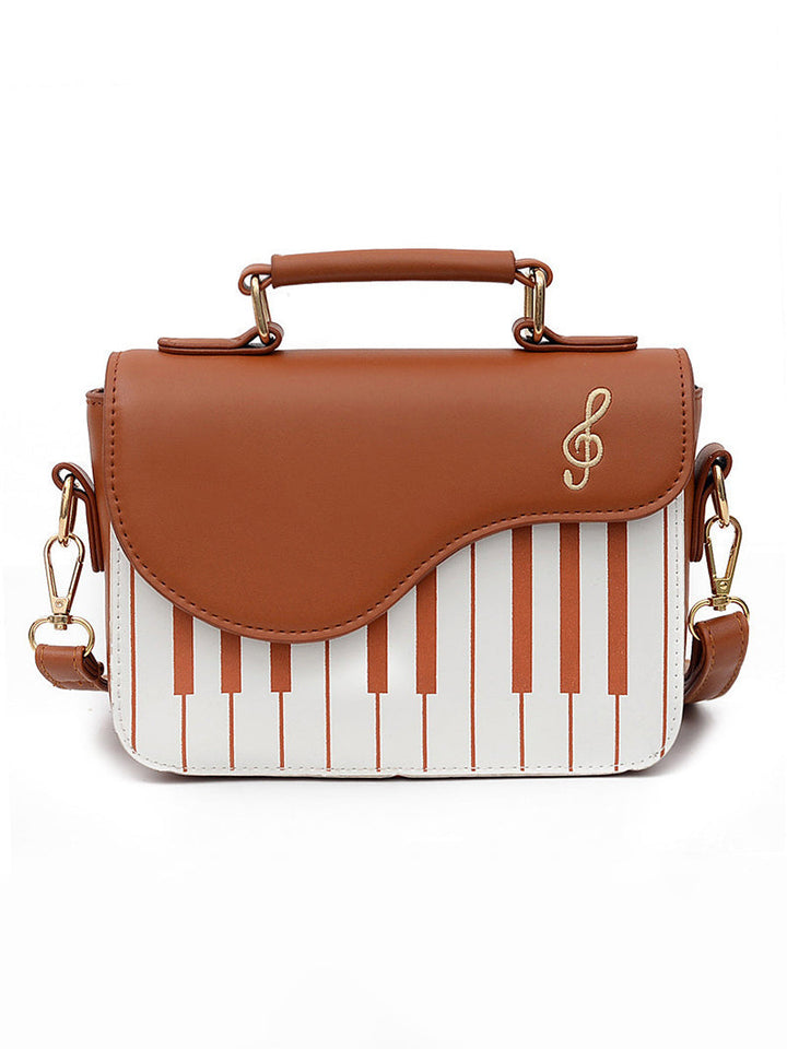 Sac à main géométrique couleur contrastée