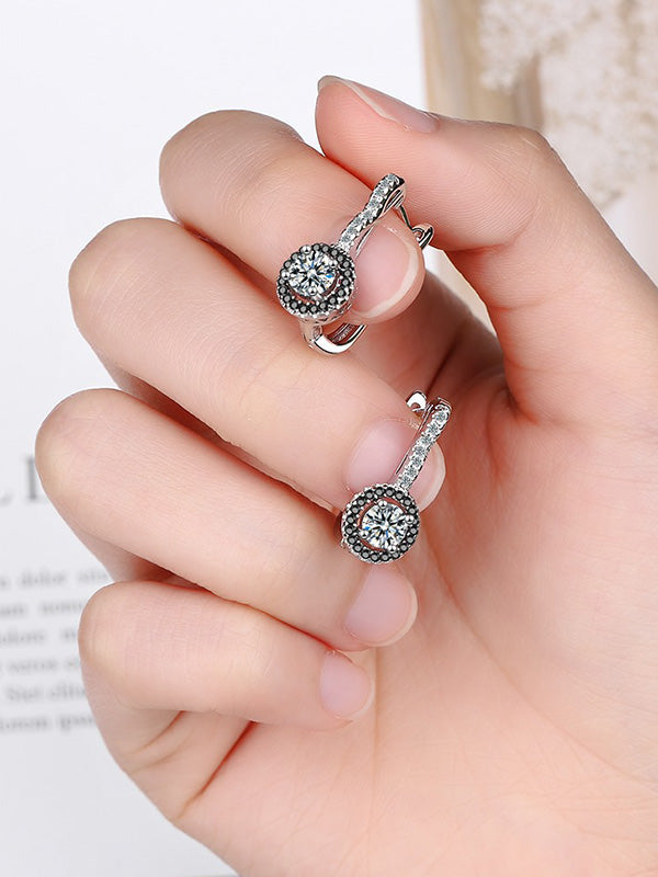 Boucles d'oreilles à strass