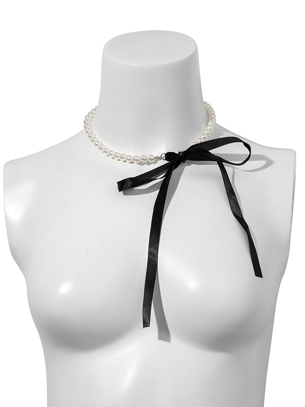 Parure bracelet et collier faite main nouée à nœud