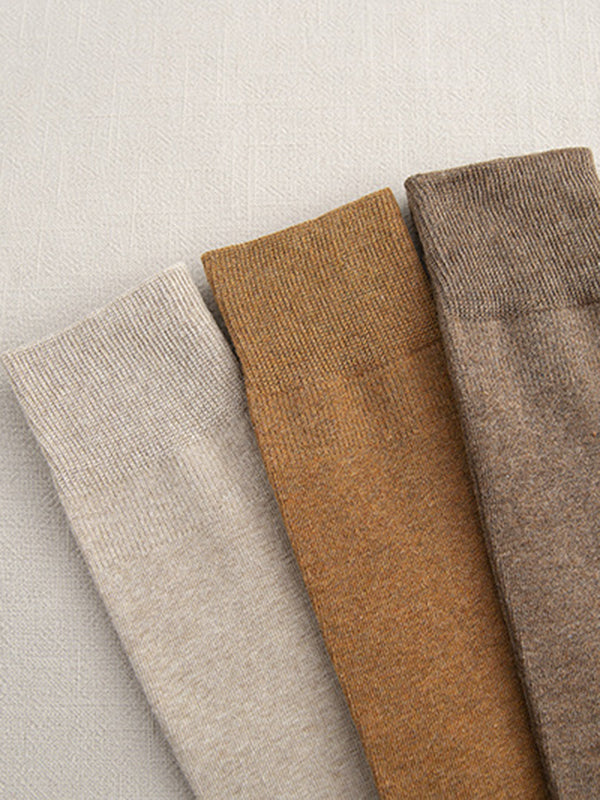 Collants décontractés, couleur unie