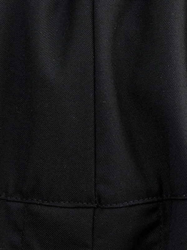 Pantalon ample à jambes larges, cordon de serrage, couleur unie, bas, culotte