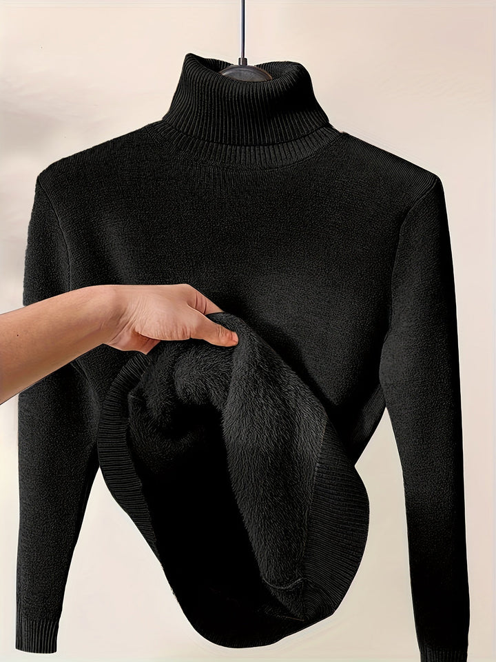 Pull à col roulé élégant pour femmes