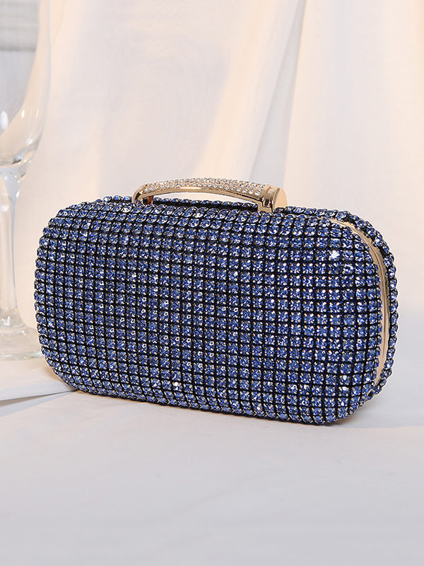 Sac à main à chaîne, à strass