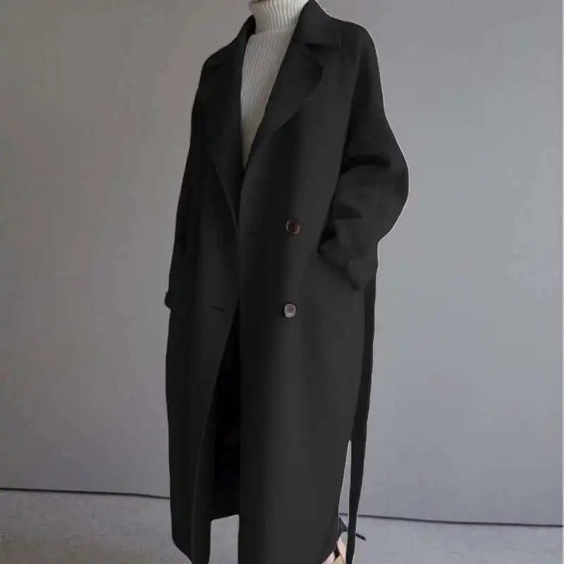 Manteau à revers pour femmes