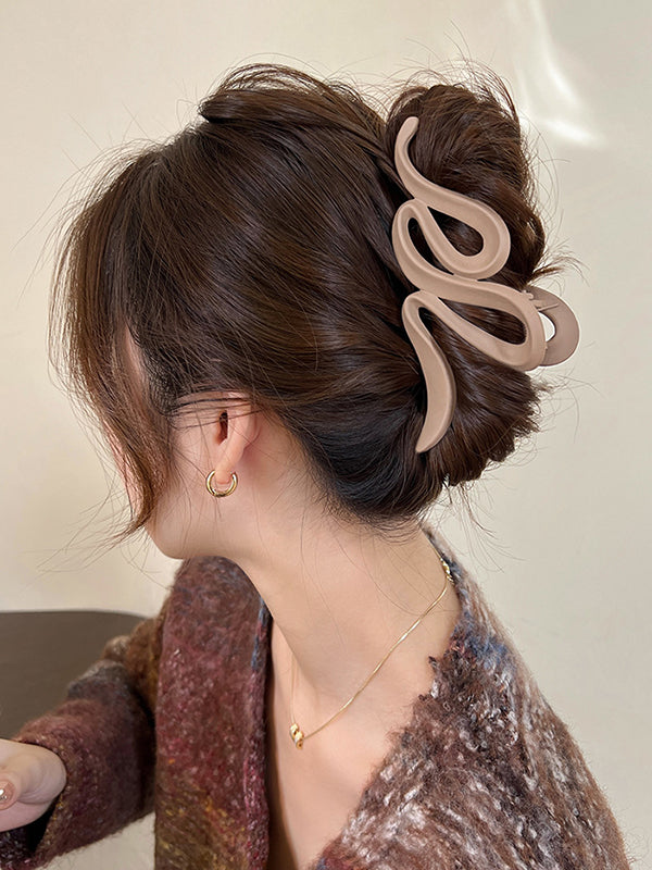 Pince à cheveux griffe géométrique
