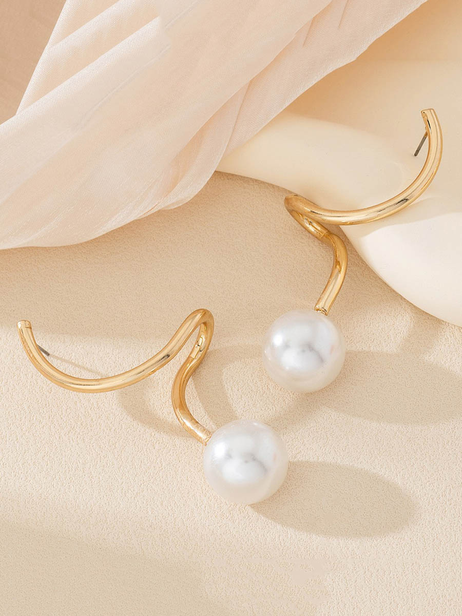 Boucles d'oreilles à coupe irrégulière