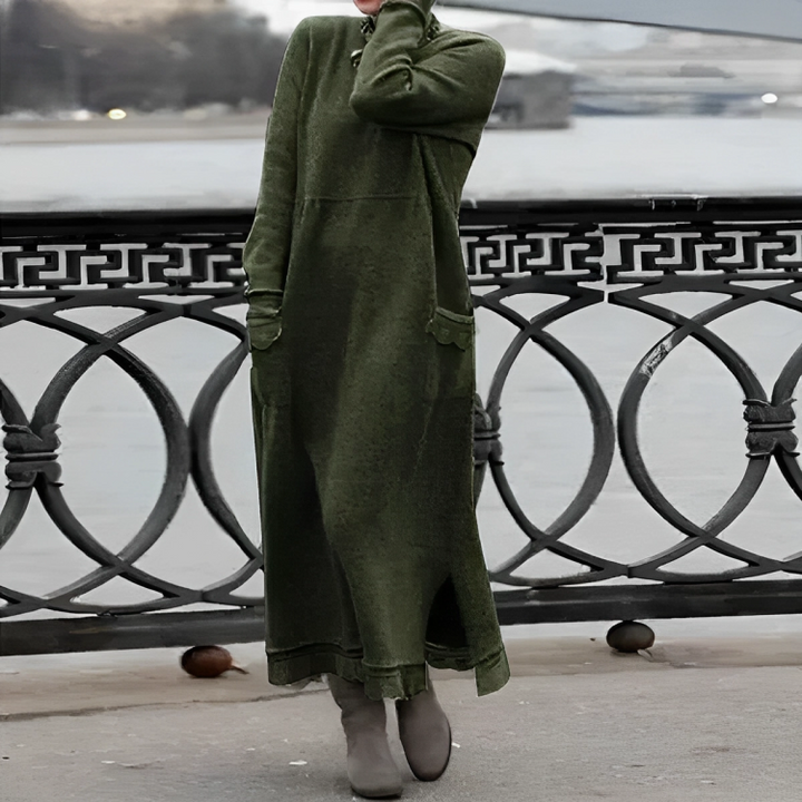 Amara - Robe longue en tricot pour femmes