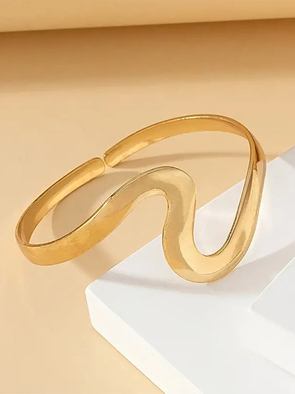 Bracelet réglable à coupe irrégulière