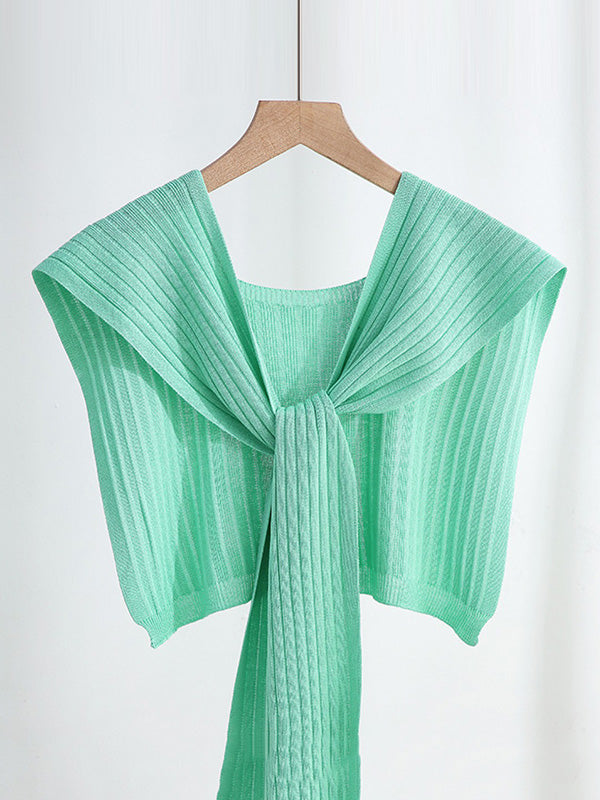 Écharpe décontractée en tricot